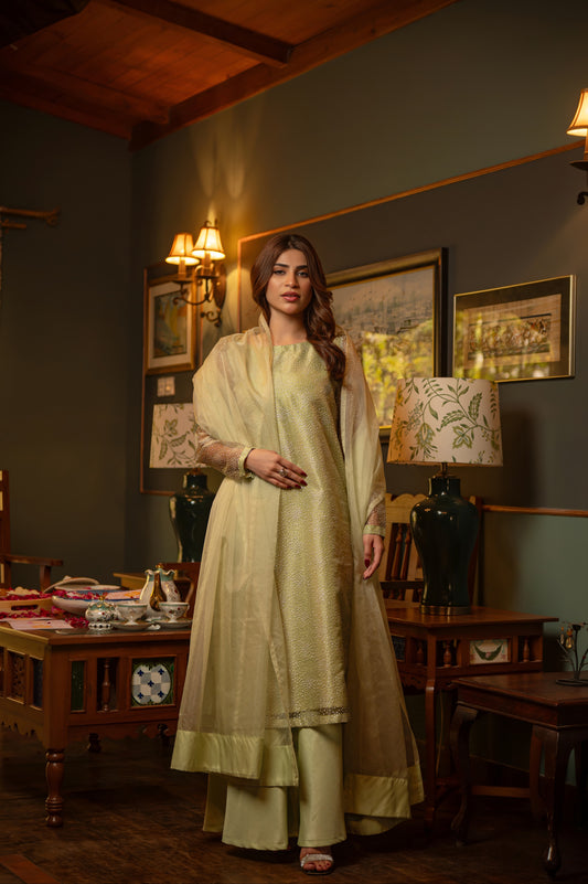 Chamak - 3 Piece Stitched